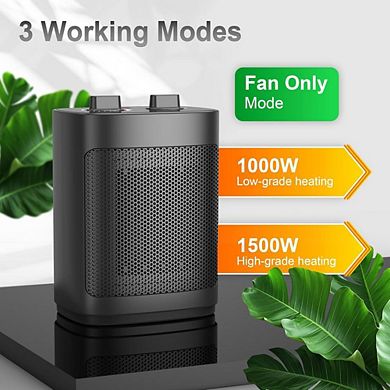 PERSONAL HEATER WITH 2 PTC ELEMENT