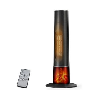 PORTABLE TOWER HEATER WITH 3D FLAME