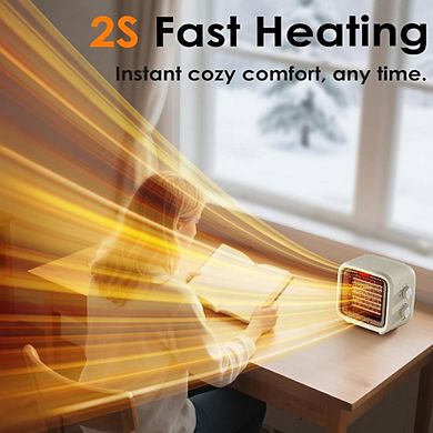PORTABLE INDOOR HEATER WITH THERMOSTAT