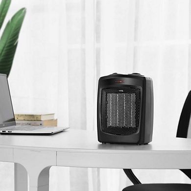 OFFICE CERAMIC SMALL HEATER WITH THERMOSTAT