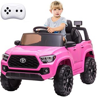 For Toyota Tacoma 12V Kids Ride On Car Kids Electric Vehicles Led Headlight Age for 37-96 Months