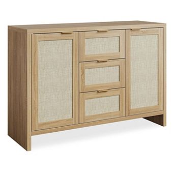 IDEALHOUSE Modern Rattan Sideboard