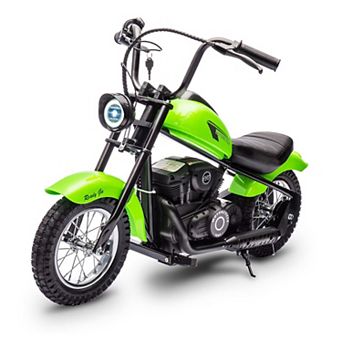 24V Kids Electric Dirt Bike 12 Inch Fat Tire Two Speed 14MPH 60 Minute Runtime 250W Motor LED