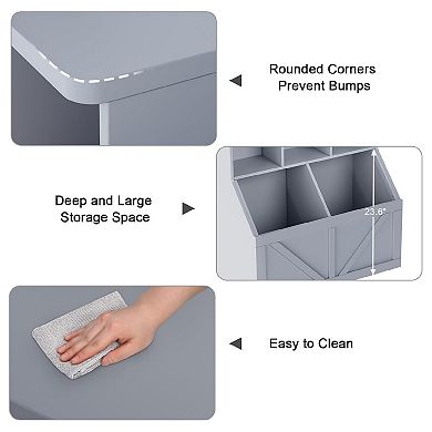 Kids Toy Storage Organizer - Bookshelf & Toy Organizer for Toddlers