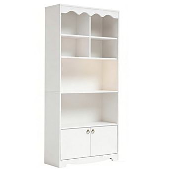 5 tier Bookcase - 63 Inch Tall Bookshelf Storage Unit