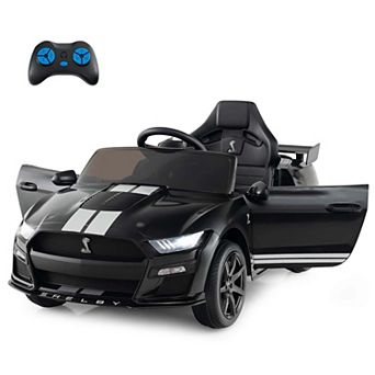 Gymax 12V Kids Ride on Car Licensed Ford Mustang Shelby GT500 w/ Remote Control