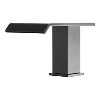 Matte Black Tub Faucet with Drip-Resistant Valve and Smooth Temperature Control