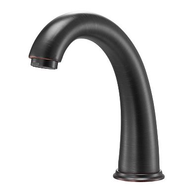 Deck-Mount Roman Tub Faucet with Drip-Resistant Valve and Ergonomic Handles - Bronze