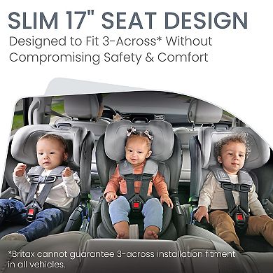 Britax Poplar Convertible Car Seat Slim 17-Inch Design with ClickTight Technology