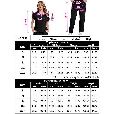 Women Two Piece Outfits Short Sleeve Lounge Sets Front Zip Polo Tops with Solid Pants Tracksuit