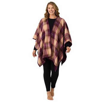 Plus Size Cuddl Duds® Cozy Plush Reversible Sleep Wrap