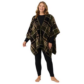 Plus Size Cuddl Duds® Cozy Plush Reversible Sleep Wrap