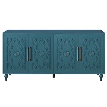 63'' Large Storage Wooden Sideboard