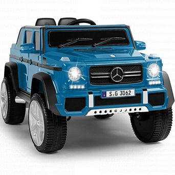 Gymax 12V Licensed Mercedes-Benz Kids Ride On Car RC Motorized Vehicles w/ Trunk