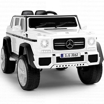 Gymax 12V Licensed Mercedes-Benz Kids Ride On Car RC Motorized Vehicles w/ Trunk