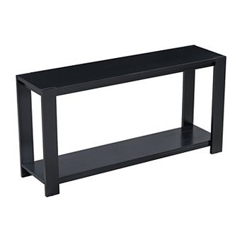 Modern Console Table with Bottom Shelf