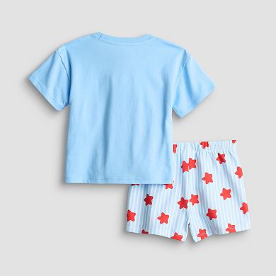 Toddler Bluey 2-Piece Tee & Short Set