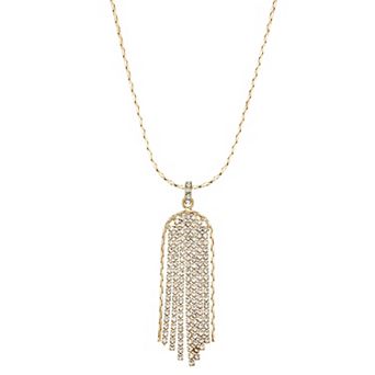 Nine West Gold-Tone Pendant Necklace