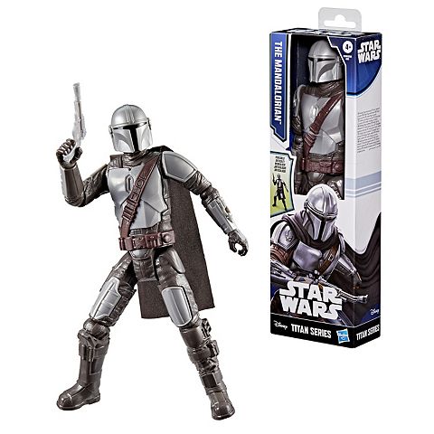 Детские фигурки Star Wars Titan Series Mandalorian 12-inch Action Figure by Hasbro