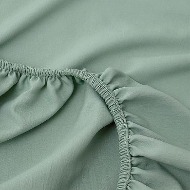 Bedsure Washed Microfiber Sheet & Pillowcase Set