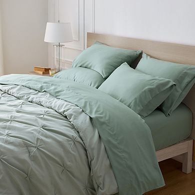 Bedsure Washed Microfiber Sheet & Pillowcase Set