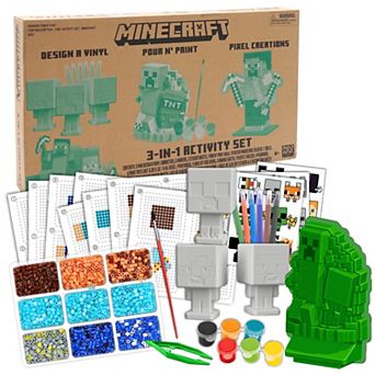 Tara Toy 3 pk Minecraft 3-In-1 Activity Craft Kit