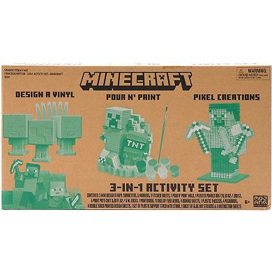 Tara Toy 3-pk. Minecraft 3-In-1 Activity Craft Kit