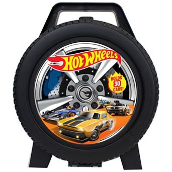 Tara Toy Hot Wheels Wheel-Shaped Organizer Holds 30 Cars Storage Accessory
