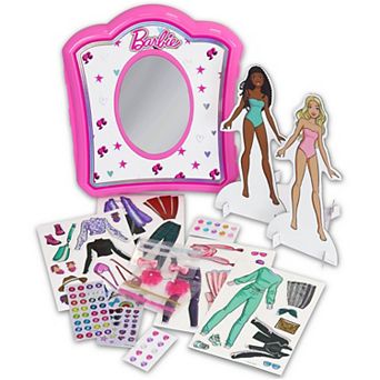 Tara Toy Barbie Magnetic Dress Up Closet Activity Fashion Design Playset
