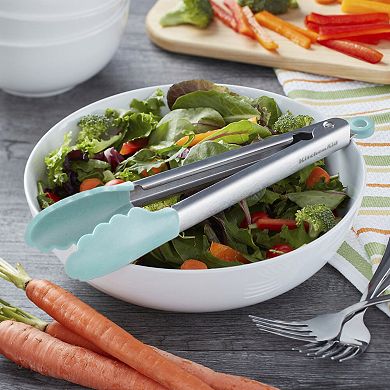 KitchenAid® Silicone Tipped Stainless Steel Tongs