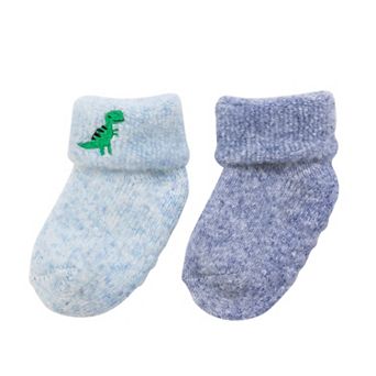 Baby & Toddler Boy Jumping Beans® 2-Pack Cozy Turncuff Socks