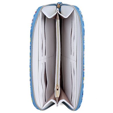 Julia Buxton Dome Zip-Around Wallet