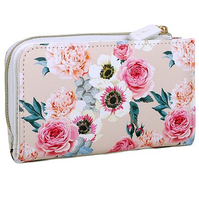 Julia Buxton L-Zip & Snap Wallet