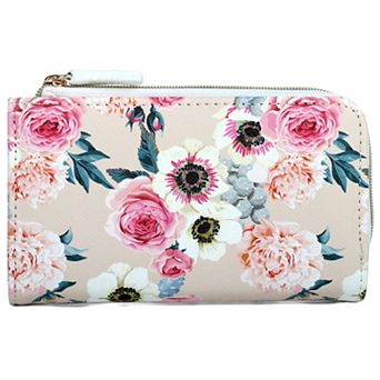 Julia Buxton L-Zip & Snap Wallet