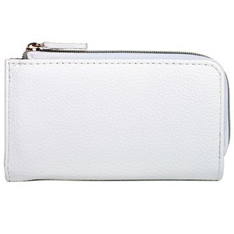 Julia Buxton L-Zip & Snap Wallet