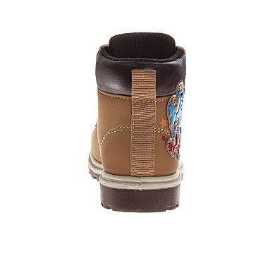 Sesame Street Elmo and Cookie Monster Toddler' Lace Up Boots. (Toddler/Little Kids)