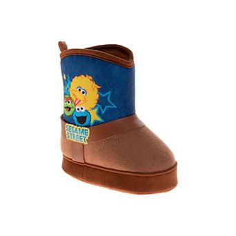 Sesame Street Oscar, Cookie, and Big Bird Kids' Booties (Toddler)