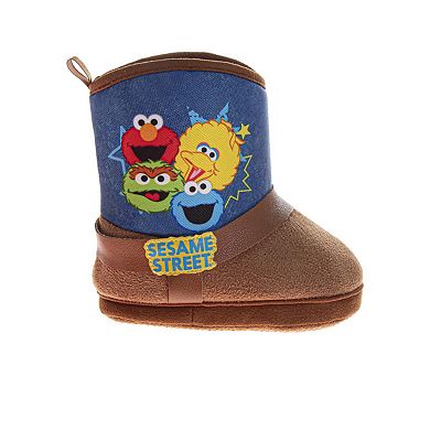 Sesame Street Oscar, Cookie, and Big Bird Kids' Booties (Toddler)