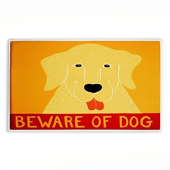 Stupell Home Decor Beware Of Dog Decorative Bath Mat