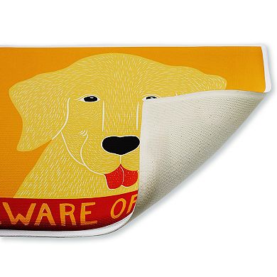Stupell Home Decor Beware Of Dog Decorative Bath Mat
