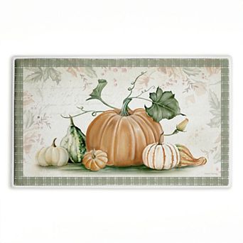 Stupell Home Decor Harvest Gourds Motif Decorative Bath Mat