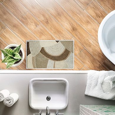 Stupell Home Decor Mystic Neutral Patterns Bath Mat