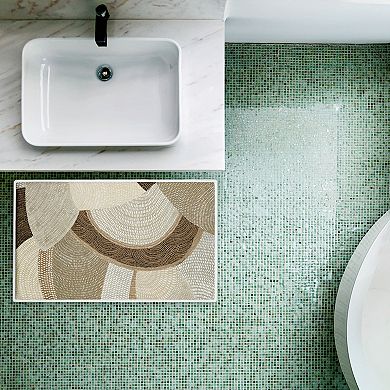 Stupell Home Decor Mystic Neutral Patterns Bath Mat