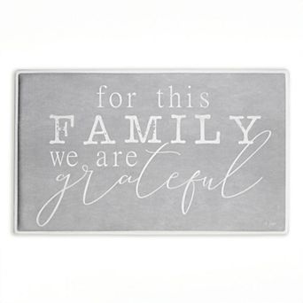 Stupell Home Decor For This Family Gratitude Decorative Bath Mat