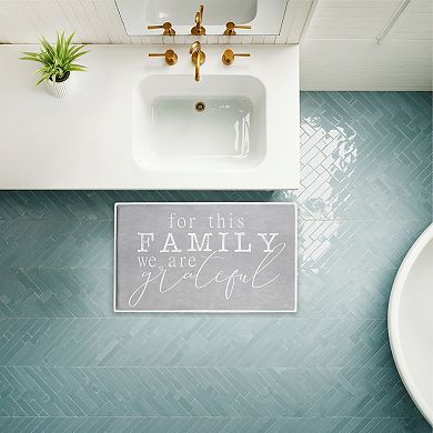 Stupell Home Decor For This Family Gratitude Decorative Bath Mat