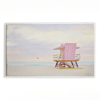 Stupell Home Decor Beach Hut Bath Mat