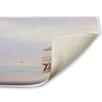 Stupell Home Decor Beach Hut Bath Mat
