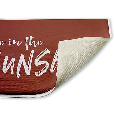 Stupell Home Decor Live In The Sunshine Decorative Bath Mat