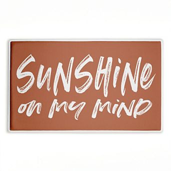 Stupell Home Decor Sunshine On My Mind Decorative Bath Mat