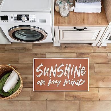 Stupell Home Decor Sunshine On My Mind Decorative Bath Mat